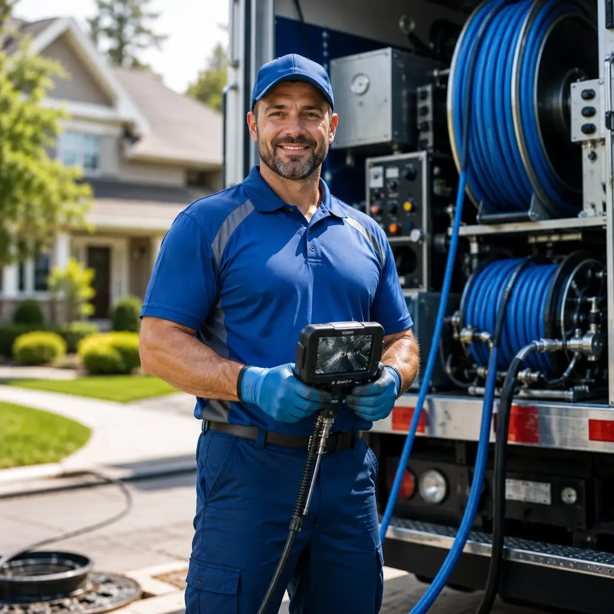 Local outdoor drain cleaning specialists in Mikado, MI